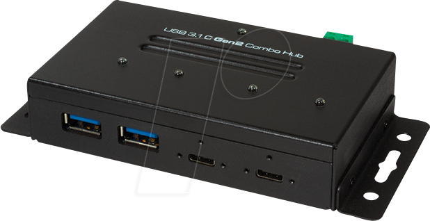 LOGILINK UA0316 - USB 3.1 4 Port Industrie-Hub, 15kV ESD von Logilink