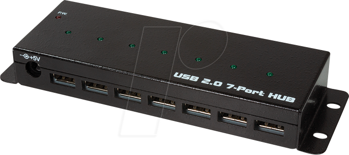 LOGILINK UA0318 - USB 2.0 7 Port Industrie-Hub von Logilink