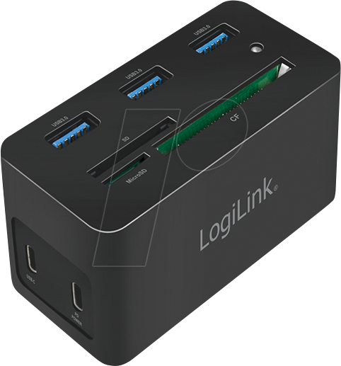 LOGILINK UA0370 - Dockingstation, USB 3.0 Typ-C, 10-Port von Logilink