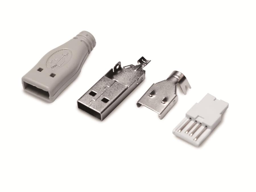 LOGILINK USB 2.0 Lötstecker, USB-A LOGILINK USB 2.0 Lötstecker, USB-A von Logilink