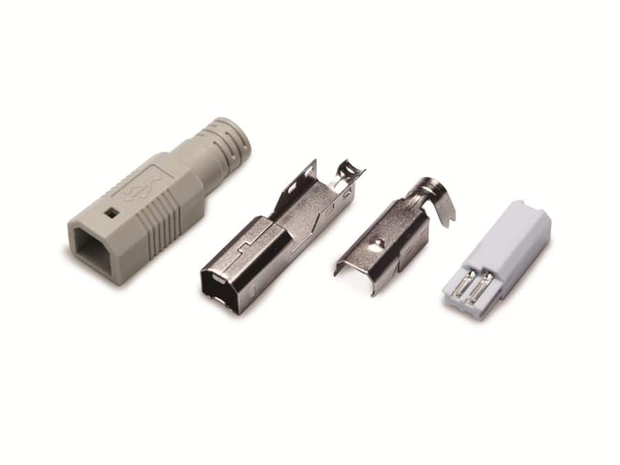 LOGILINK USB 2.0 Lötstecker, USB-B von Logilink