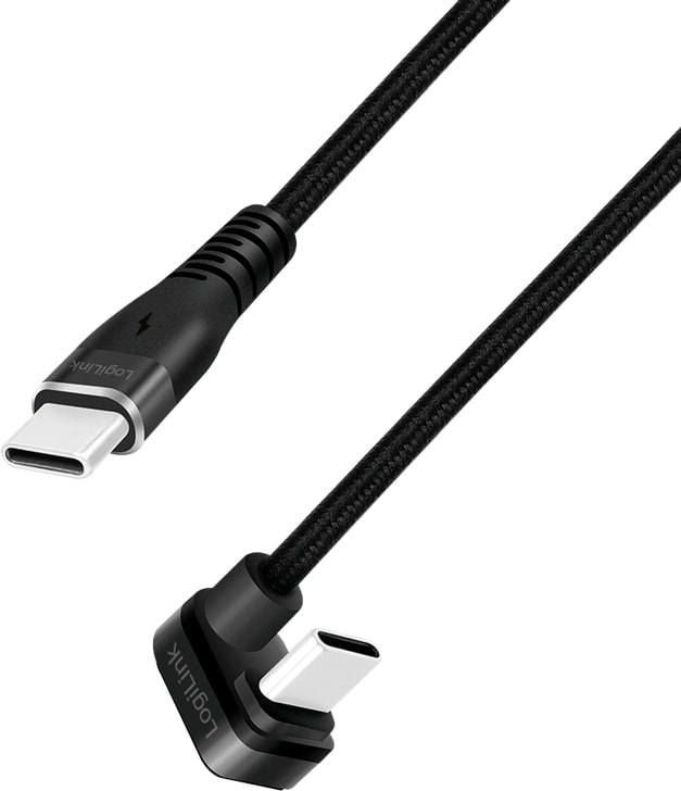 LOGILINK USB 2.0 Typ-C Kabel CU0190, Alu, schwarz, 1 m LOGILINK USB 2.0 Typ-C Kabel CU0190, Alu, schwarz, 1 m von Logilink