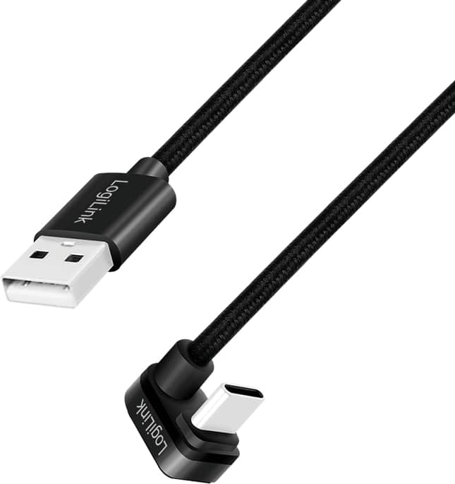 LOGILINK USB 2.0 Typ-C Kabel CU0192, USB-A, Alu, schwarz, 2 m LOGILINK USB 2.0 Typ-C Kabel CU0192, USB-A, Alu, schwarz, 2 m von Logilink