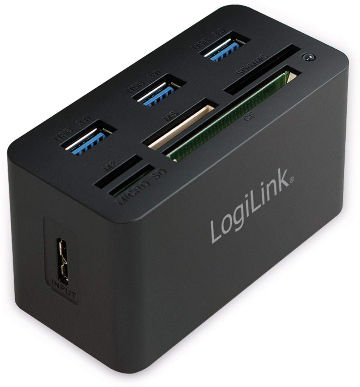 LOGILINK USB 3.0 Cardreader CR0042, 3x USB-A von Logilink