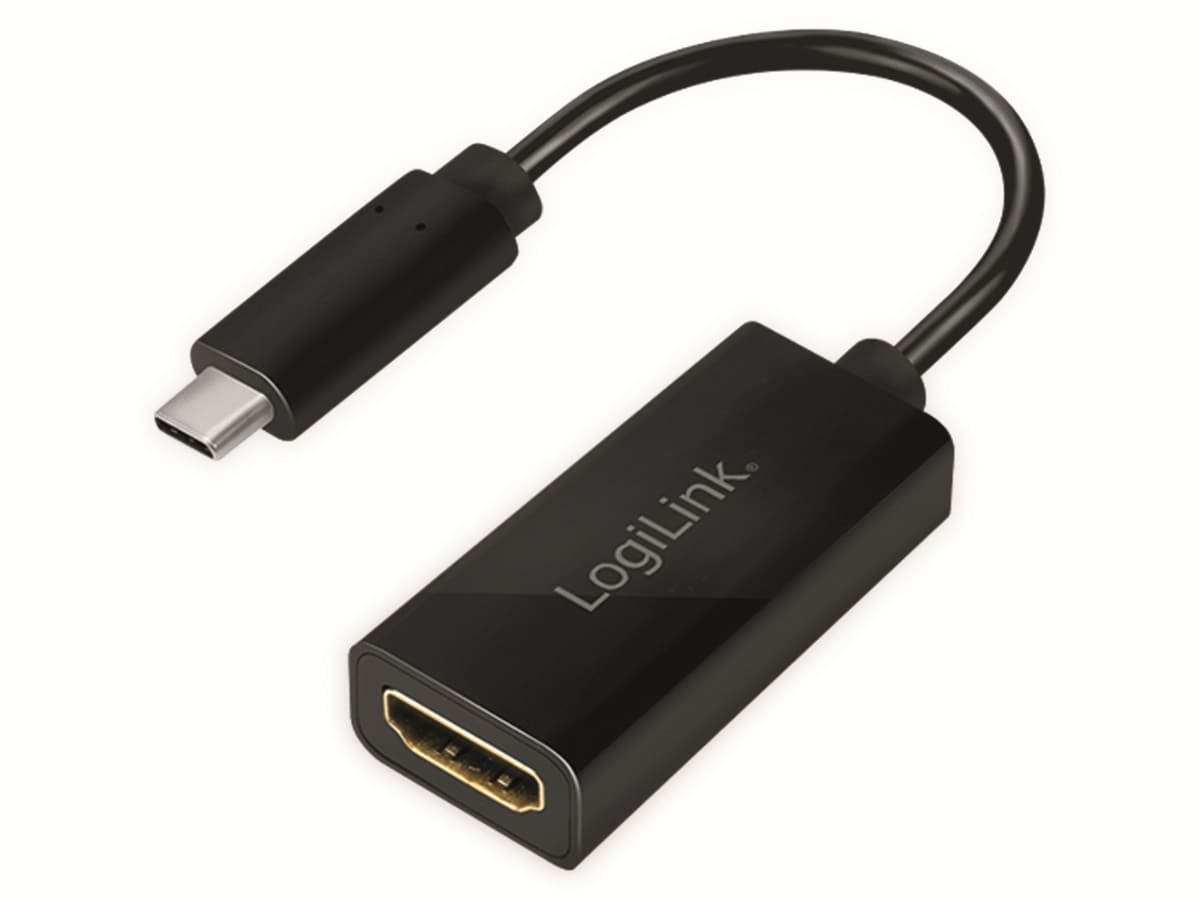 LOGILINK USB-Adapter UA0380, USB-C Stecker zu HDMI Buchse LOGILINK USB-Adapter UA0380, USB-C Stecker zu HDMI Buchse von Logilink