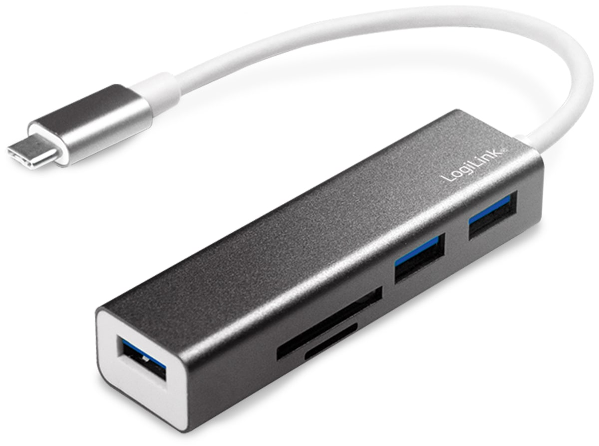 LOGILINK USB-C Hub UA0305, Kartenleser von Logilink
