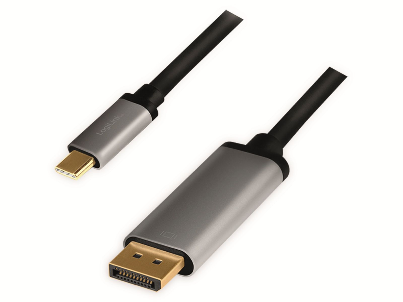 LOGILINK USB3.2 Kabel CUA0100, USB-C/DisplayPort, Alu, 4k, 1,8 m von Logilink