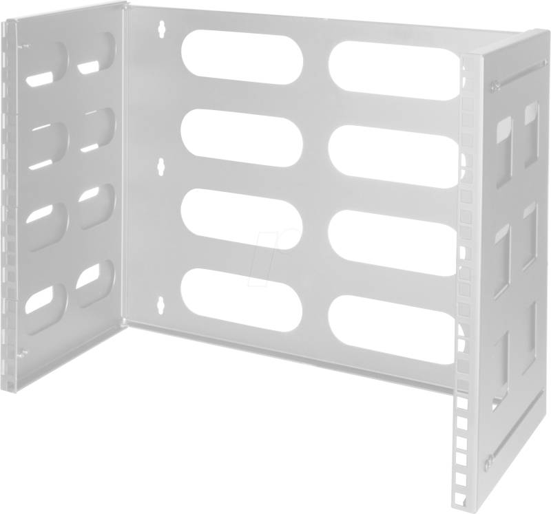 LOGILINK W08B40G - 19'' Wandhalterung 8 HE, hellgrau von Logilink
