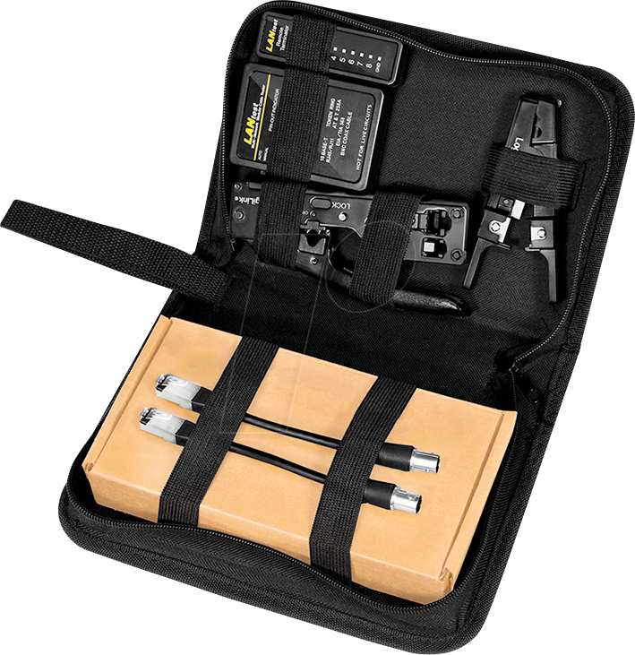 LOGILINK WZ0070 - Netzwerk-Werkzeug-Set, 4-teilig von Logilink