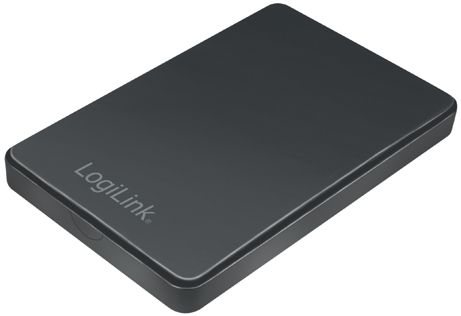 LogiLink 2,5,  SATA Festplatten-Gehäuse, USB 3.0, schwarz von Logilink