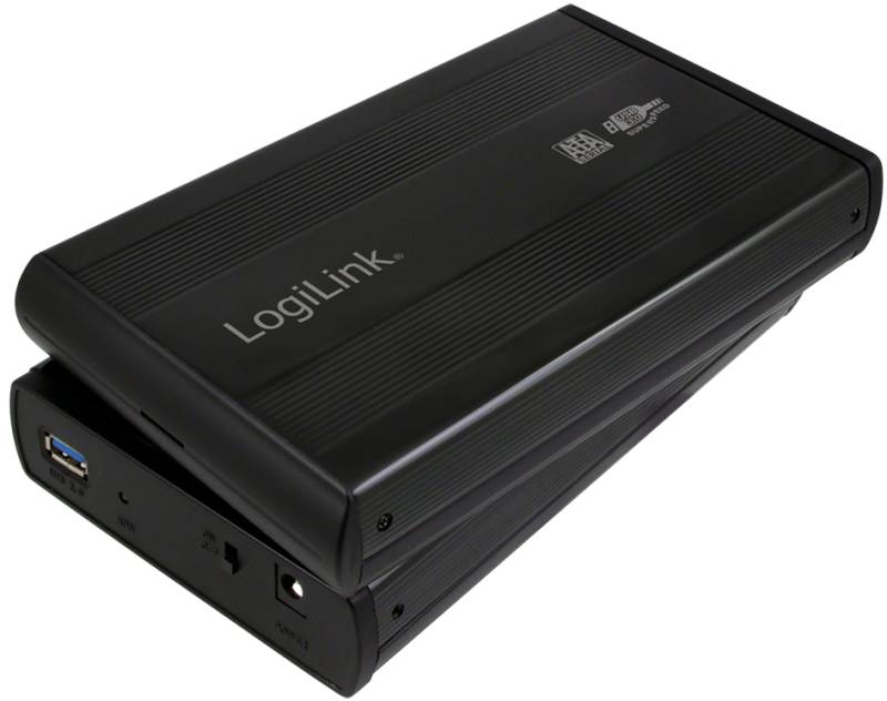 LogiLink 3,5,  SATA Festplatten-Gehäuse, USB 3.0, schwarz von Logilink