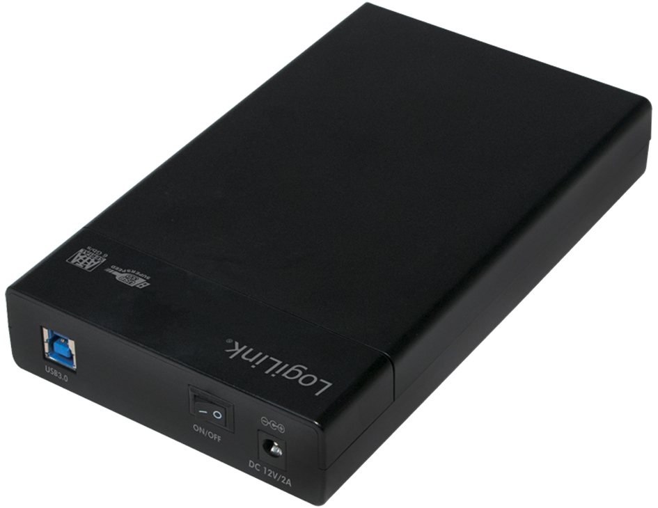 LogiLink 3,5,  SATA Festplatten-Gehäuse, USB 3.0, schwarz von Logilink