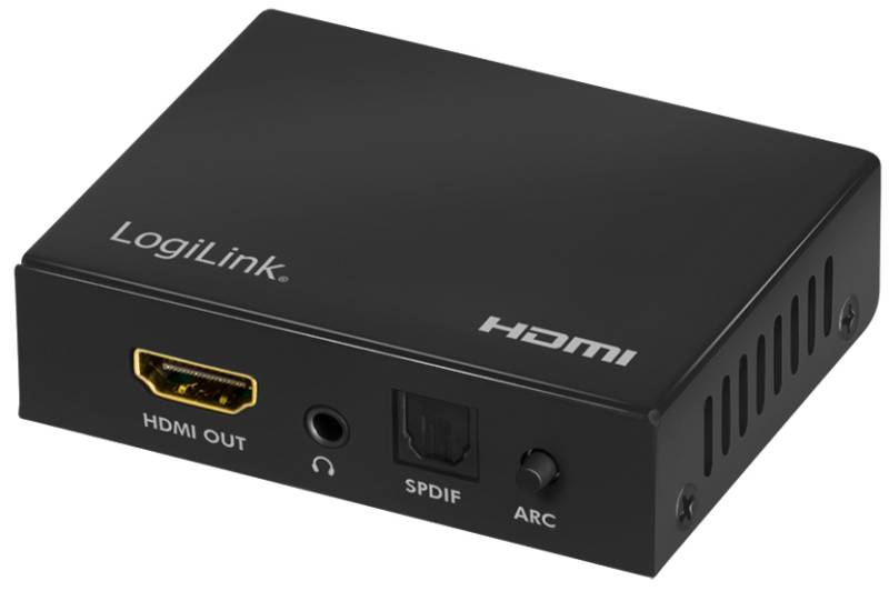 LogiLink 4K/60Hz HDMI Audio Extraktor, schwarz von Logilink