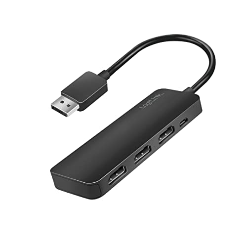 Logilink DisplayPort-Splitter CV0146, 4K, 1x DP zu 3X HDMI, schwarz Logilink DisplayPort-Splitter CV0146, 4K, 1x DP zu 3X HDMI, schwarz von Logilink