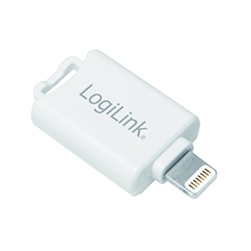 LogiLink AA0089 Card Reader für Micro SD für Geräte mit Lightning Anschluss - MFI zertifiziert (Made for iPhone / iPad / iPod) !! von Logilink
