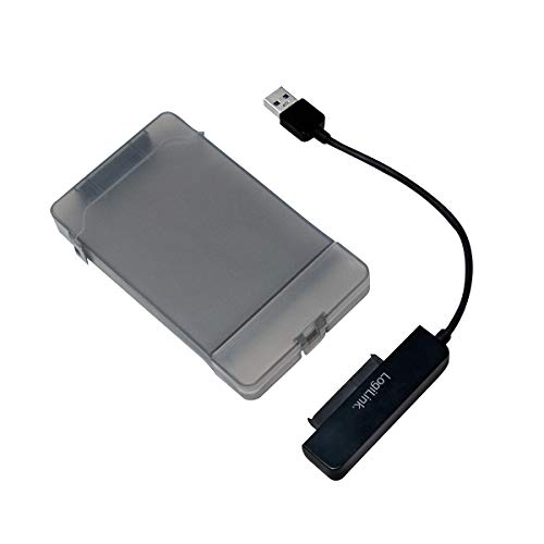 LogiLink AU0037 USB 3.0-auf-SATA Adapter mit Schutzhülle 63,5 cm (2,5 Zoll) von Logilink