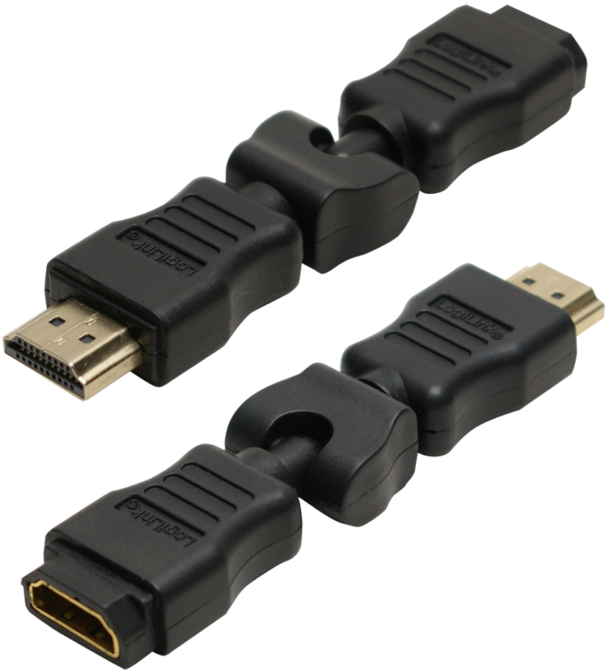 LogiLink Adapter, HDMI Kupplung - HDMI Stecker, 270 Grad von Logilink