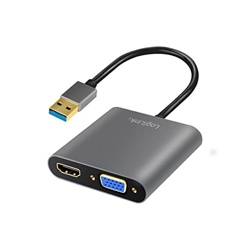 LogiLink Adapter USB 3.0 auf VGA/HDMI, UA0234 von Logilink