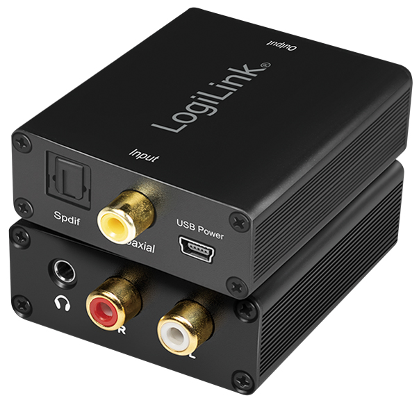 LogiLink Audio Konverter, Digital auf Analog, 3,5 mm/SPDIF/ von Logilink