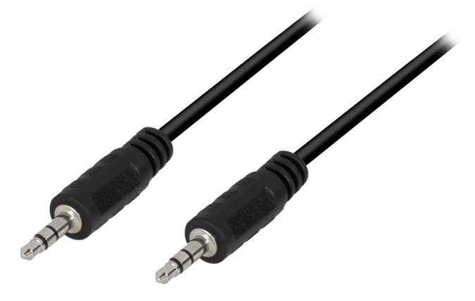 LogiLink Audiokabel, 2 x 3,5 mm Klinkenstecker, 0,2 m von Logilink