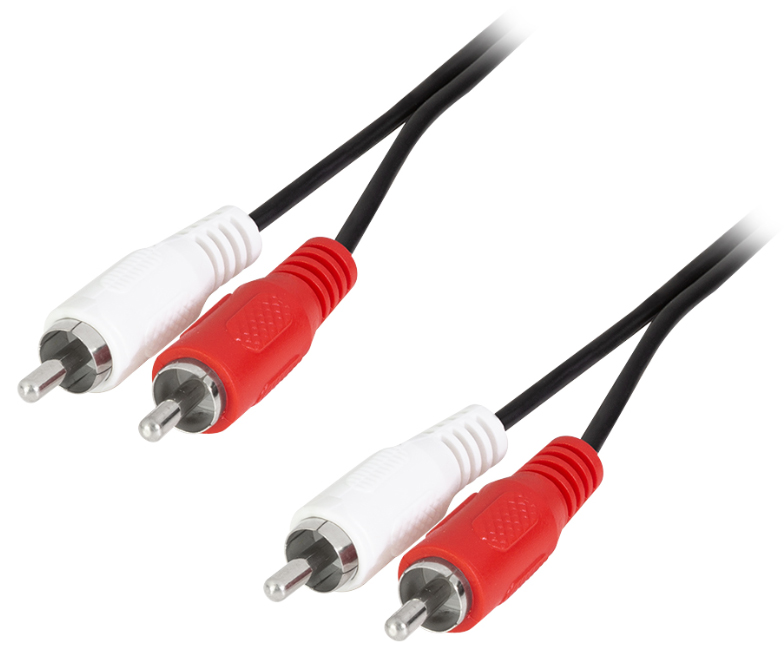 LogiLink Audiokabel, 2x Cinchstecker - 2x Cinchstecker, 2,5m von Logilink