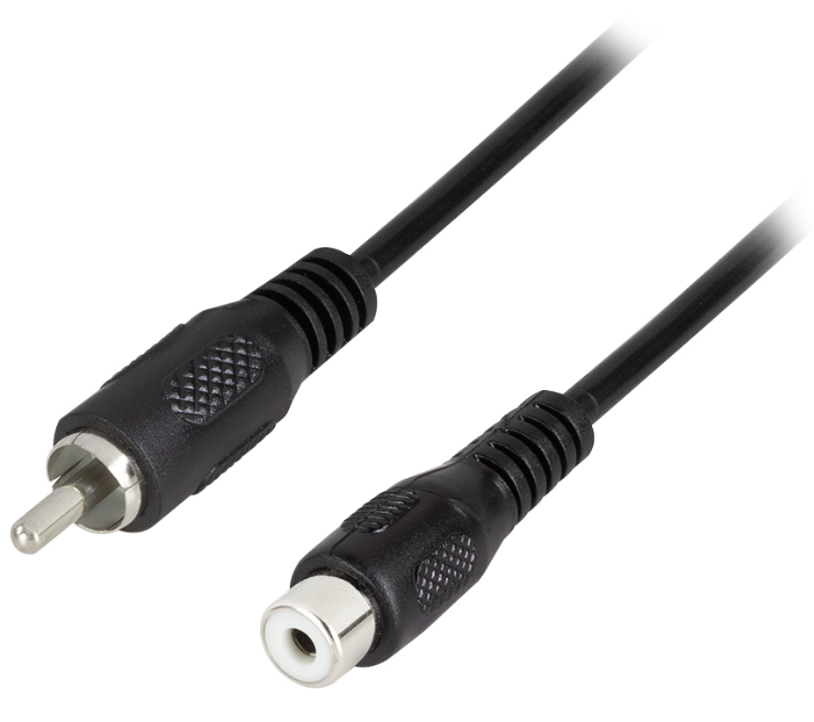 LogiLink Audiokabel, Cinchstecker - Cinchkupplung, 5 m von Logilink