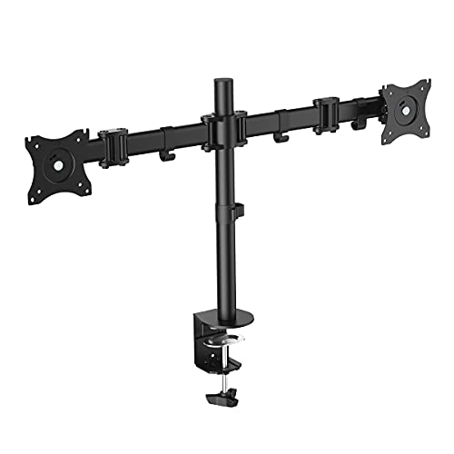 LogiLink BP0022 TV-Halterung Dual Schreibtisch 33-68,5 cm (13-27 Zoll) schwarz von Logilink
