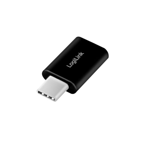LogiLink BT0048A - BT-Adapter (V5.3), USB-C (Gen1) Anschluss mit bis zu 3 Mbit/s und 20 m Reichweite, für Windows 7/8.1/10/11 von Logilink