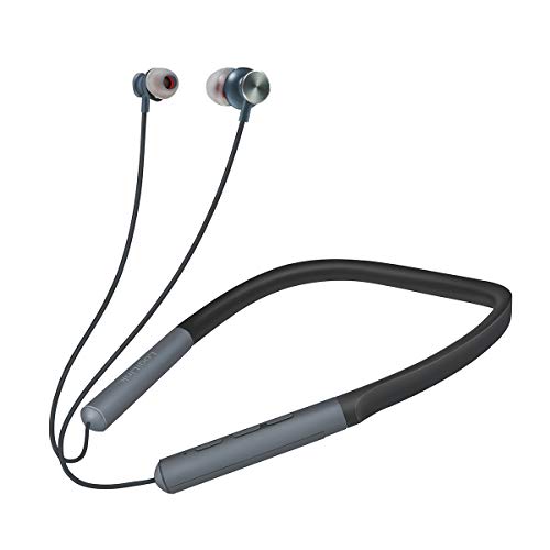 LogiLink BT0049 - Bluetooth (V4.2 + EDR) Stereo In-Ear Sports (IPX5 Schutz) Kopfhörer mit Nackenband und echtem HD Stereo Sound, Hands-Free & Micro-SD Kartenleser, Schwarz von Logilink