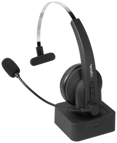 LogiLink BT0059 Telefon On Ear Headset Bluetooth® Mono Schwarz von Logilink