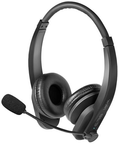 LogiLink BT0060 Computer On Ear Headset Bluetooth® Stereo Schwarz von Logilink