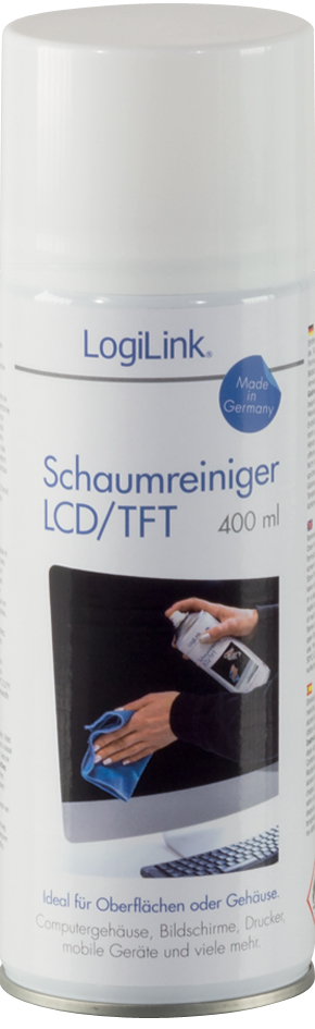 LogiLink Bildschirmreiniger, 400 ml Spraydose von Logilink