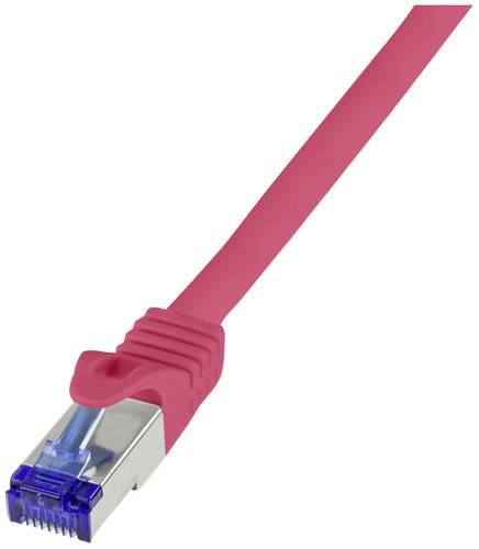 LogiLink C6A034S RJ45 CAT 6a S/FTP 1.00m Rot von Logilink