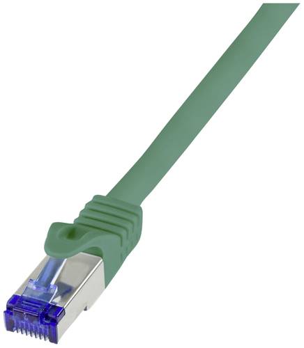 LogiLink C6A055S RJ45 CAT 6a S/FTP 2.00m Grün 1St. von Logilink