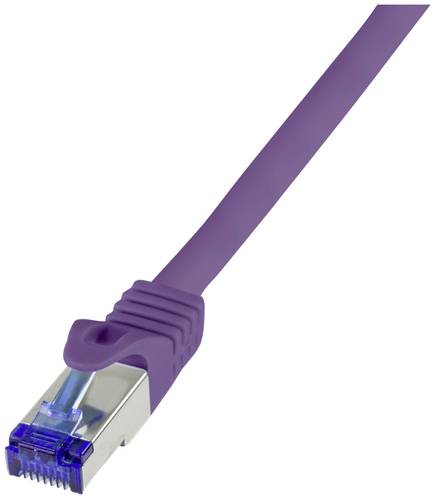 LogiLink C6A089S RJ45 CAT 6a S/FTP 7.50m Violett 1St. von Logilink