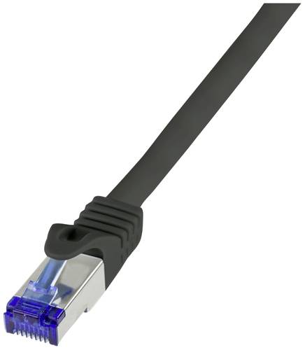 LogiLink C6A103S RJ45 CAT 6a S/FTP 15.00m Schwarz 1St. von Logilink