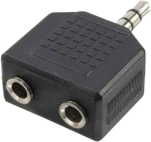 LogiLink CA1002 Klinke Audio Adapter Schwarz von Logilink