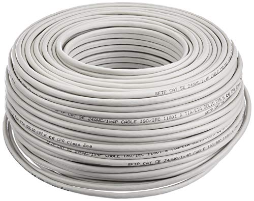 LogiLink CAT 5E Installationkabel SFTP, 100 m, grau LogiLink CAT 5E Installationkabel SFTP, 100 m, grau von Logilink