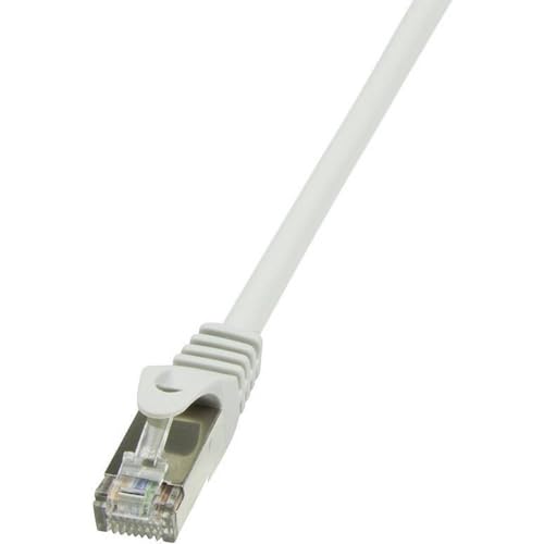 LogiLink CP1082S RJ45 Netzwerkkabel, Patchkabel CAT 5e F/UTP 7.50m Grau, 3 Stück von Logilink