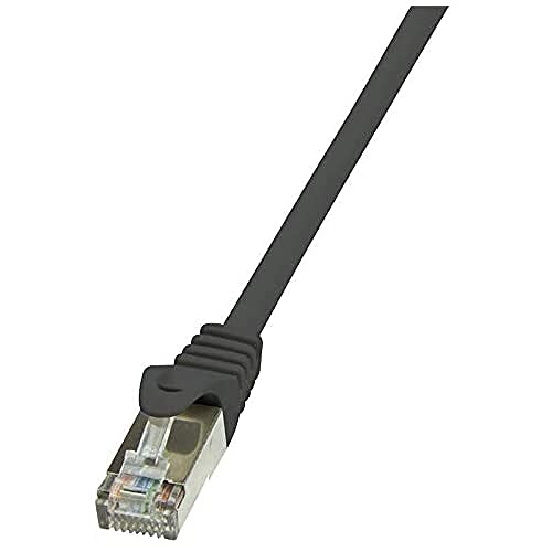 LogiLink CP2023S RJ45 Netzwerkkabel, Patchkabel CAT 6 F/UTP 0.50m Schwarz mit Rastnasenschutz, 5 Stück LogiLink CP2023S RJ45 Netzwerkkabel, Patchkabel CAT 6 F/UTP 0.50m Schwarz mit Rastnasenschutz, 5 Stück von Logilink