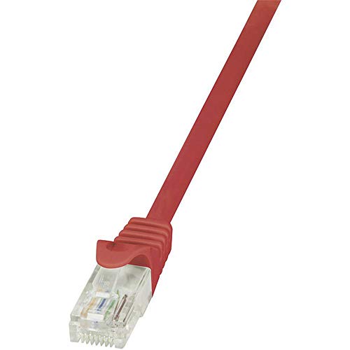 LogiLink CP2024U RJ45 Netzwerkkabel, Patchkabel CAT 6 U/UTP 0.50m Rot mit Rastnasenschutz, 5 Stück LogiLink CP2024U RJ45 Netzwerkkabel, Patchkabel CAT 6 U/UTP 0.50m Rot mit Rastnasenschutz, 5 Stück von Logilink
