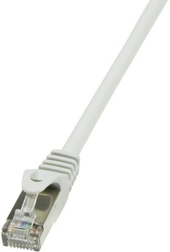 LogiLink CP2072S RJ45 Netzwerkkabel, Patchkabel CAT 6 F/UTP 5.00m Grau mit Rastnasenschutz 1St. von Logilink