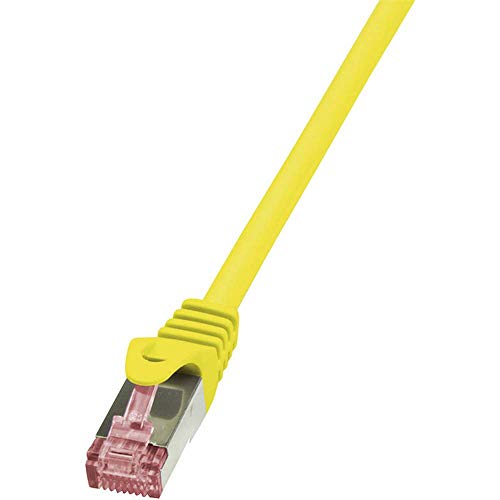 LogiLink CQ2017S RJ45 Netzwerkkabel, Patchkabel CAT 6 S/FTP 25.00cm Gelb Flammwidrig, mit Rastnasens, 5 Stück LogiLink CQ2017S RJ45 Netzwerkkabel, Patchkabel CAT 6 S/FTP 25.00cm Gelb Flammwidrig, mit Rastnasens, 5 Stück von Logilink