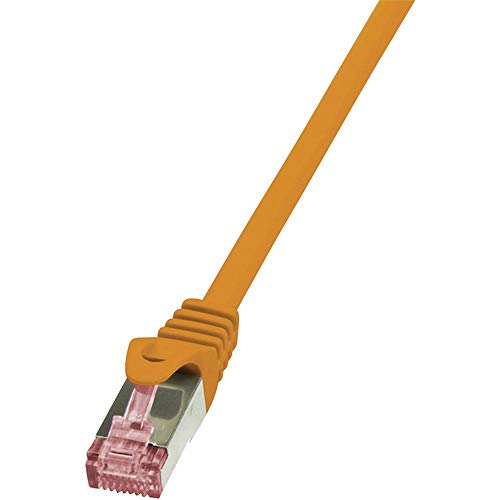 LogiLink CQ2028S RJ45 Netzwerkkabel, Patchkabel CAT 6 S/FTP 0.50m Orange Flammwidrig, mit Rastnasens, 5 Stück LogiLink CQ2028S RJ45 Netzwerkkabel, Patchkabel CAT 6 S/FTP 0.50m Orange Flammwidrig, mit Rastnasens, 5 Stück von Logilink