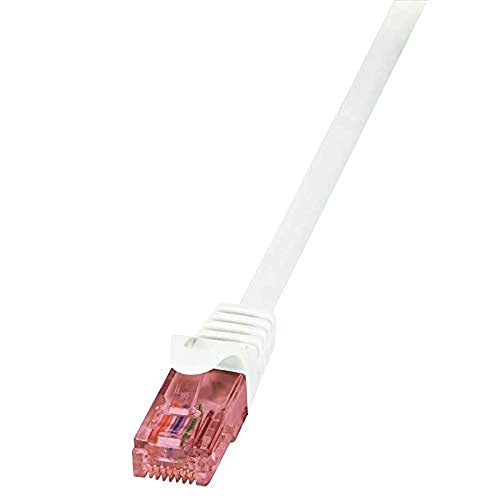 LogiLink CQ2031U CAT6 U/UTP Patch Kabel PrimeLine AWG24 LSZH weiß 1,00m von Logilink