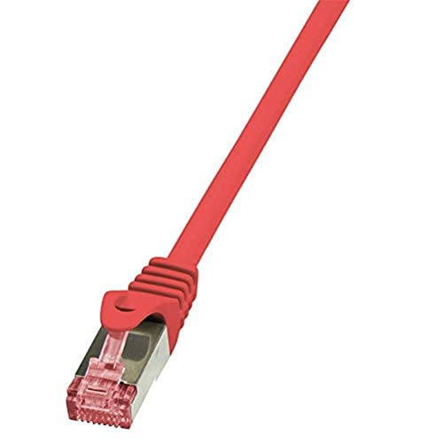 LogiLink CQ2044S Cat6 S/FTP Patch Kabel PrimeLine AWG27 PIMF LSZH Rot 1, 50m, 3 Stück von Logilink