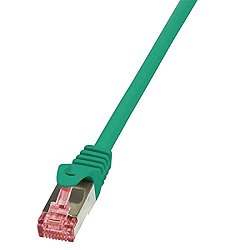 LogiLink CQ2055S CAT6 S/FTP Patch Kabel PrimeLine AWG27 PIMF LSZH grün 2,00m, 3 Stück von Logilink