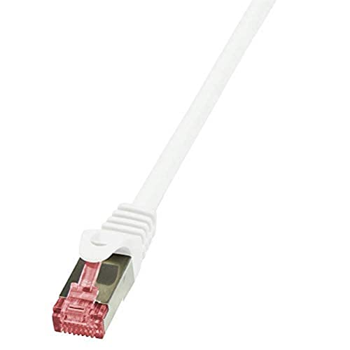 LogiLink CQ2071S CAT6 S/FTP Patch Kabel PrimeLine AWG27 PIMF LSZH weiß 5,00m von Logilink