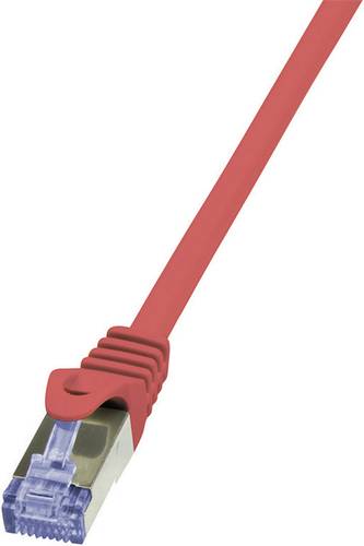 LogiLink CQ3024S RJ45 Netzwerkkabel, Patchkabel CAT 6a S/FTP 0.50m Rot Flammwidrig, mit Rastnasensch LogiLink CQ3024S RJ45 Netzwerkkabel, Patchkabel CAT 6a S/FTP 0.50m Rot Flammwidrig, mit Rastnasensch von Logilink