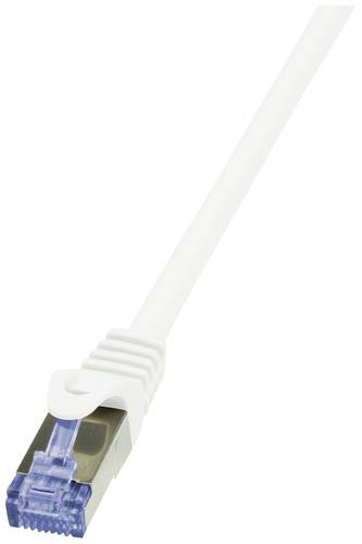 LogiLink CQ3131S RJ45 Netzwerkkabel, Patchkabel CAT 6a S/FTP 40m Weiß Flammwidrig, Gesamtschirm, Ha von Logilink